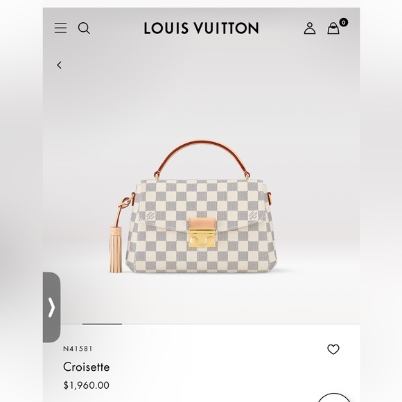 Croisette Louis Vuitton - Damier Azur Canvas - Picture 14 of 16